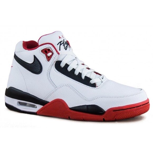 Nike Air Men's Flight Legacy Red White Basketball Sneakers BQ4212-100 - Picture 3 of 3